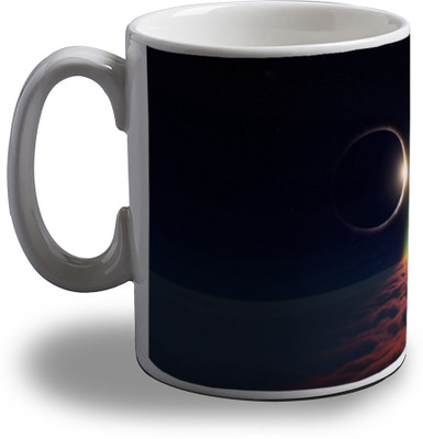 15% OFF on Artifa Solar Eclipse Porcelain, Ceramic Mug 350 ml