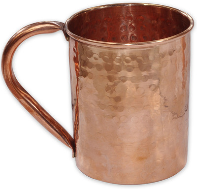 57% OFF on Prisha India Craft 003 Copper Mug 460 ml