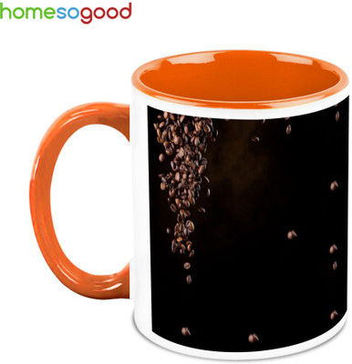 33% OFF on HomeSoGood Falling Coffee Beans Ceramic Mug 325 ml 33% OFF on HomeSoGood Falling Coffee Beans Ceramic Mug 325 ml