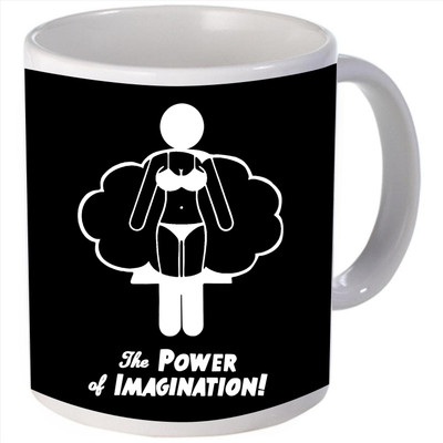 Snoogg the power of imagination Ceramic Mug Snoogg the power of imagination Ceramic Mug