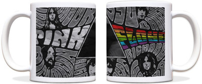 60% OFF on ShopMantra Pink Floyd Lover Black Ceramic Mug 300 ml
