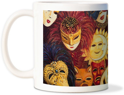 AMY Mask Beauty Pretty Ceramic Mug AMY Mask Beauty Pretty Ceramic Mug