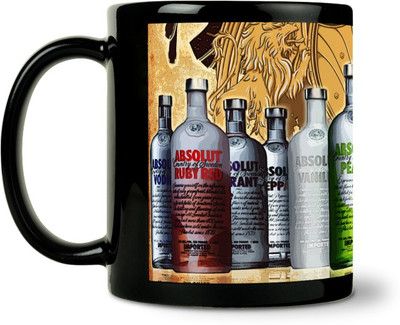 45% OFF on ShopMantra Vodka Bottle Ceramic Mug 300 ml