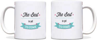 54% OFF on ShopMantra The Best Is Yet To Come Black Ceramic Mug 300 ml