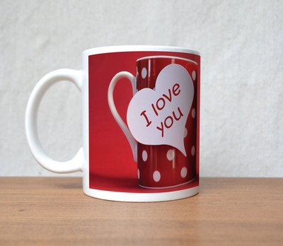 60% OFF on StyBuzz I love you kiss me valentine Porcelain Mug 300 ml 60% OFF on StyBuzz I love you kiss me valentine Porcelain Mug 300 ml