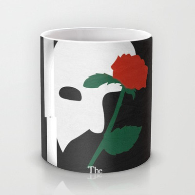 41% OFF on Astrode The Phantom of Opera Minimalist Poster 01 Ceramic Mug 325 ml