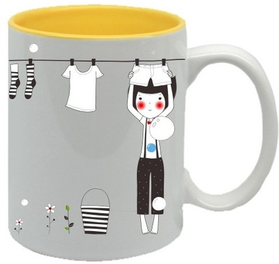 46% OFF on Printland Awestruck Inside Color Ceramic Mug 360 ml 46% OFF on Printland Awestruck Inside Color Ceramic Mug 360 ml
