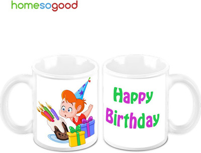 45% OFF on Homesogood A Very Happy Birthday Pack Of 2 Ceramic Mug 325 ml, Pack of 2 45% OFF on Homesogood A Very Happy Birthday Pack Of 2 Ceramic Mug 325 ml, Pack of 2
