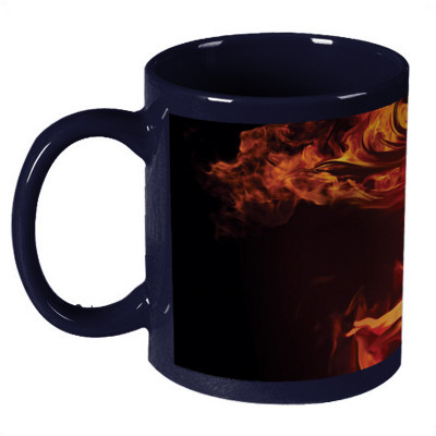 56% OFF on Amy Fire Flame Girll Dark Blue Ceramic Mug 330 ml 56% OFF on Amy Fire Flame Girll Dark Blue Ceramic Mug 330 ml
