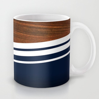 58% OFF on Astrode Wooden Navy Ceramic Mug 325 ml 58% OFF on Astrode Wooden Navy Ceramic Mug 325 ml