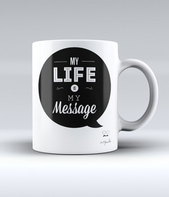 12% OFF on Lab No. 4 My Life Is My Message - Mahatma Gandhi Quote Ceramic Mug 350 ml 12% OFF on Lab No. 4 My Life Is My Message - Mahatma Gandhi Quote Ceramic Mug 350 ml