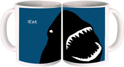 25% OFF on Shopkeeda Shark Ceramic Mug 350 ml