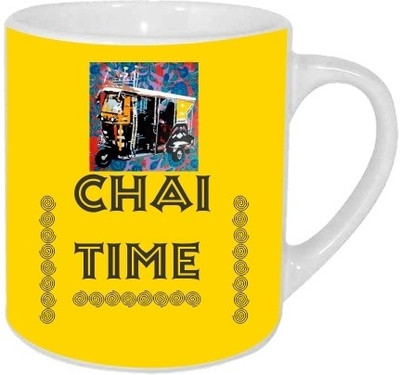 45% OFF on Printland The Chai Time Ceramic Mug 180 ml 45% OFF on Printland The Chai Time Ceramic Mug 180 ml