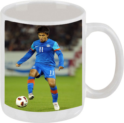 28% OFF on Ellicon E140 Sunil Chhetri Ceramic Mug 325 ml