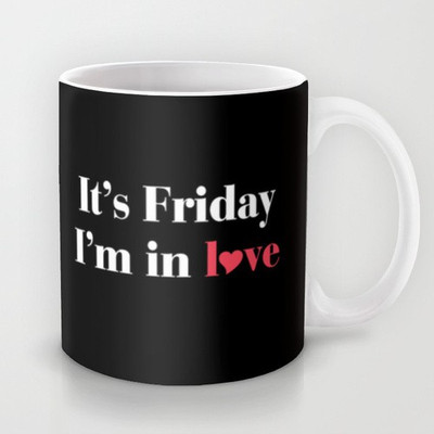 58% OFF on Astrode It'S Friday I'M In Love Ceramic Mug 325 ml 58% OFF on Astrode It'S Friday I'M In Love Ceramic Mug 325 ml