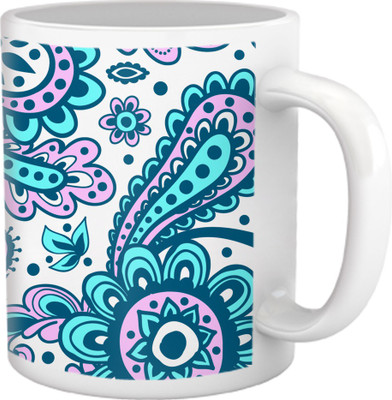 50% OFF on Tiedribbons Pure Vanity_Tru Concept_Brown Pattern Ceramic Mug 325 ml