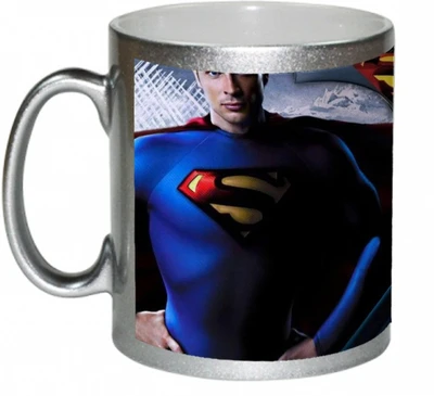 70% OFF on AMY Batman And Super Man 3D Combination Coffee Ceramic Mug 325 ml
