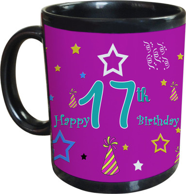 55% OFF on SajawatHomes 17th Happy Birthday Coffee Ceramic Mug 350 ml 55% OFF on SajawatHomes 17th Happy Birthday Coffee Ceramic Mug 350 ml