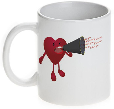 63% OFF on Mugwala Announcing Love You Ceramic Mug 350 ml 63% OFF on Mugwala Announcing Love You Ceramic Mug 350 ml