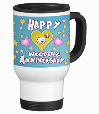52% OFF on SajawatHomes 49th Happy Anniversary White Travel Stainless Steel Mug 600 ml 52% OFF on SajawatHomes 49th Happy Anniversary White Travel Stainless Steel Mug 600 ml