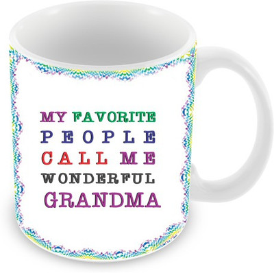 23% OFF on Everyday Gifts Wonderful Grandma Ceramic Mug 325 ml