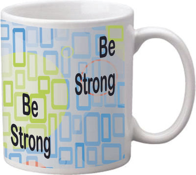 63% OFF on Mugwala Be Strong Ceramic Mug