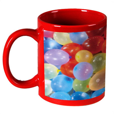 56% OFF on AMY Water Balloons Red Ceramic Mug 325 ml 56% OFF on AMY Water Balloons Red Ceramic Mug 325 ml