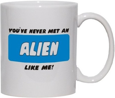 40% OFF on Teeskart Alien Like Me Porcelain Mug 300 ml 40% OFF on Teeskart Alien Like Me Porcelain Mug 300 ml