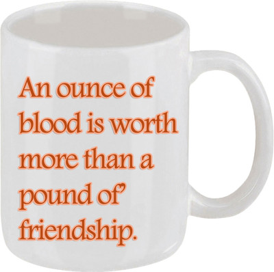 16% OFF on Ellicon 129 Friendship Quotes Ceramic Mug 16% OFF on Ellicon 129 Friendship Quotes Ceramic Mug