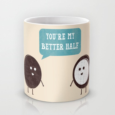 58% OFF on Astrode Better Half Ceramic Mug 325 ml