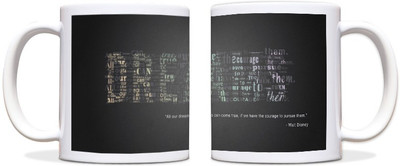 60% OFF on ShopMantra Walt Disney Quote Black Ceramic Mug 300 ml 60% OFF on ShopMantra Walt Disney Quote Black Ceramic Mug 300 ml