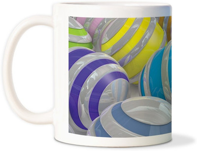 75% OFF on AMY Multicolor Spherecoffee Ceramic Mug