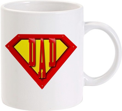 50% OFF on LOLprint Super DAD Ceramic Mug 325 ml 50% OFF on LOLprint Super DAD Ceramic Mug 325 ml