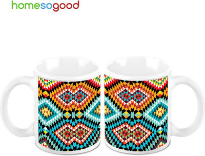 45% OFF on HomeSoGood Special Effects From Lasers 2 Mugs Ceramic Mug 325 ml, Pack of 2