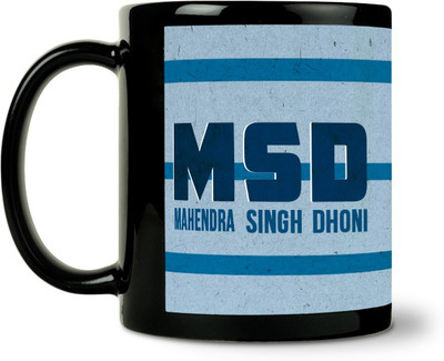 36% OFF on ShopMantra Mahendra Singh Dhoni MSD Ceramic Mug 300 ml