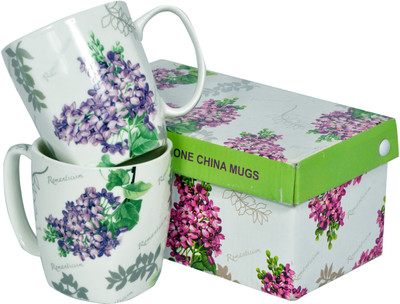 43% OFF on Deseo Fine China Lavender Bone China Mug Pack of 2 43% OFF on Deseo Fine China Lavender Bone China Mug Pack of 2