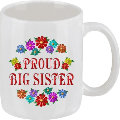 16% OFF on Ellicon 23 Proud Big Sister Ceramic Mug