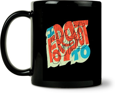 36% OFF on ShopMantra Keep It Simple Ceramic Mug 300 ml