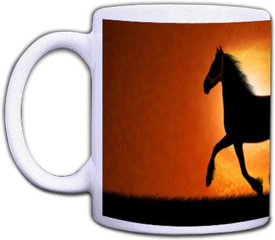 66% OFF on Shopmillions Running Horse Ceramic Mug