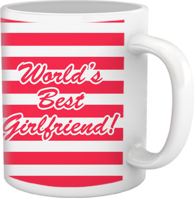 50% OFF on Tiedribbons World Best Girlfriend Ceramic Mug 350 ml 50% OFF on Tiedribbons World Best Girlfriend Ceramic Mug 350 ml