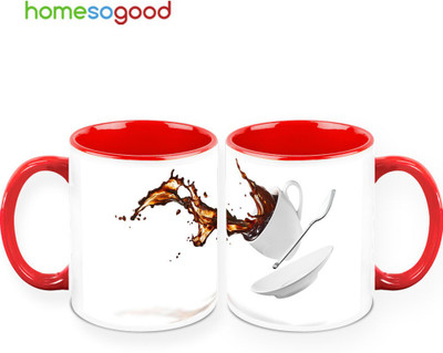 37% OFF on HomeSoGood Split Coffee QTY 2 Ceramic Mug 325 ml, Pack of 2 37% OFF on HomeSoGood Split Coffee QTY 2 Ceramic Mug 325 ml, Pack of 2