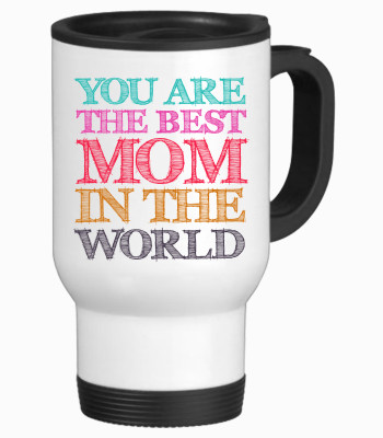52% OFF on Tiedribbons Best Mom In The Worls Gifts For Mom Travel Stainless Steel Mug 350 ml