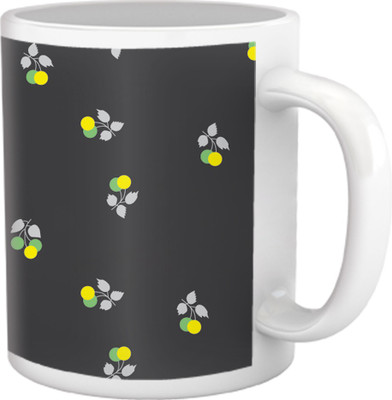 60% OFF on Tiedribbons Shy Shine_Geometric Multicolor_ Toned Pattern Ceramic Mug 325 ml