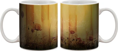 Artifa Flowers And Wall Porcelain, Ceramic Mug 350 ml Artifa Flowers And Wall Porcelain, Ceramic Mug 350 ml