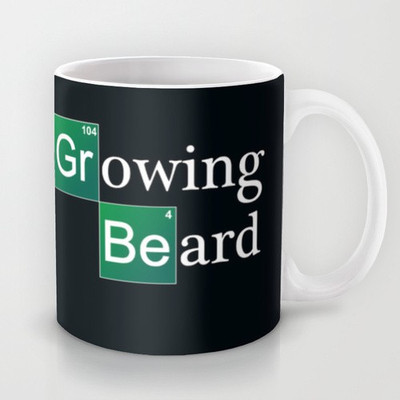 41% OFF on Astrode Growing Beard Ceramic Mug 325 ml