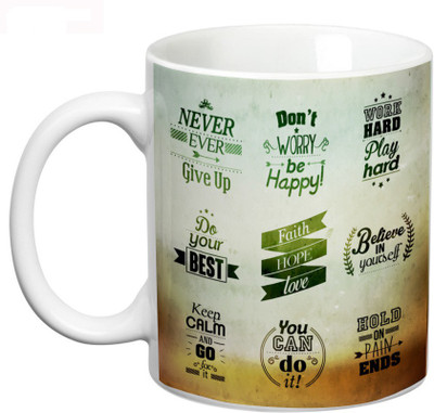 58% OFF on Prithish Motivational Design 1 Ceramic Mug 330 ml