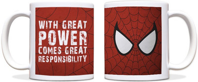 60% OFF on ShopMantra Spiderman Eye Black Ceramic Mug 300 ml 60% OFF on ShopMantra Spiderman Eye Black Ceramic Mug 300 ml