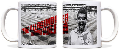 64% OFF on ShopMantra Ravindra Jadeja Allrounder Ceramic Mug 300 ml