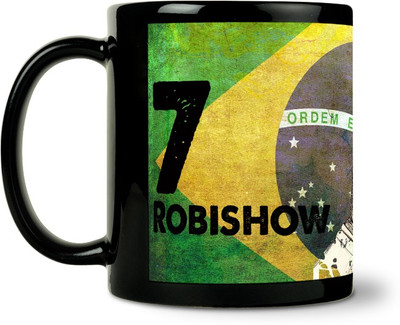 36% OFF on ShopMantra Robinho Brazil Football Ceramic Mug 300 ml