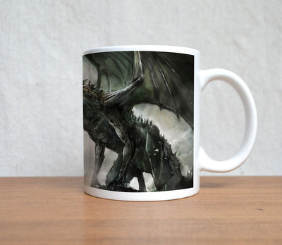 60% OFF on StyBuzz Msucular Dragon Beast Ceramic Mug 300 ml